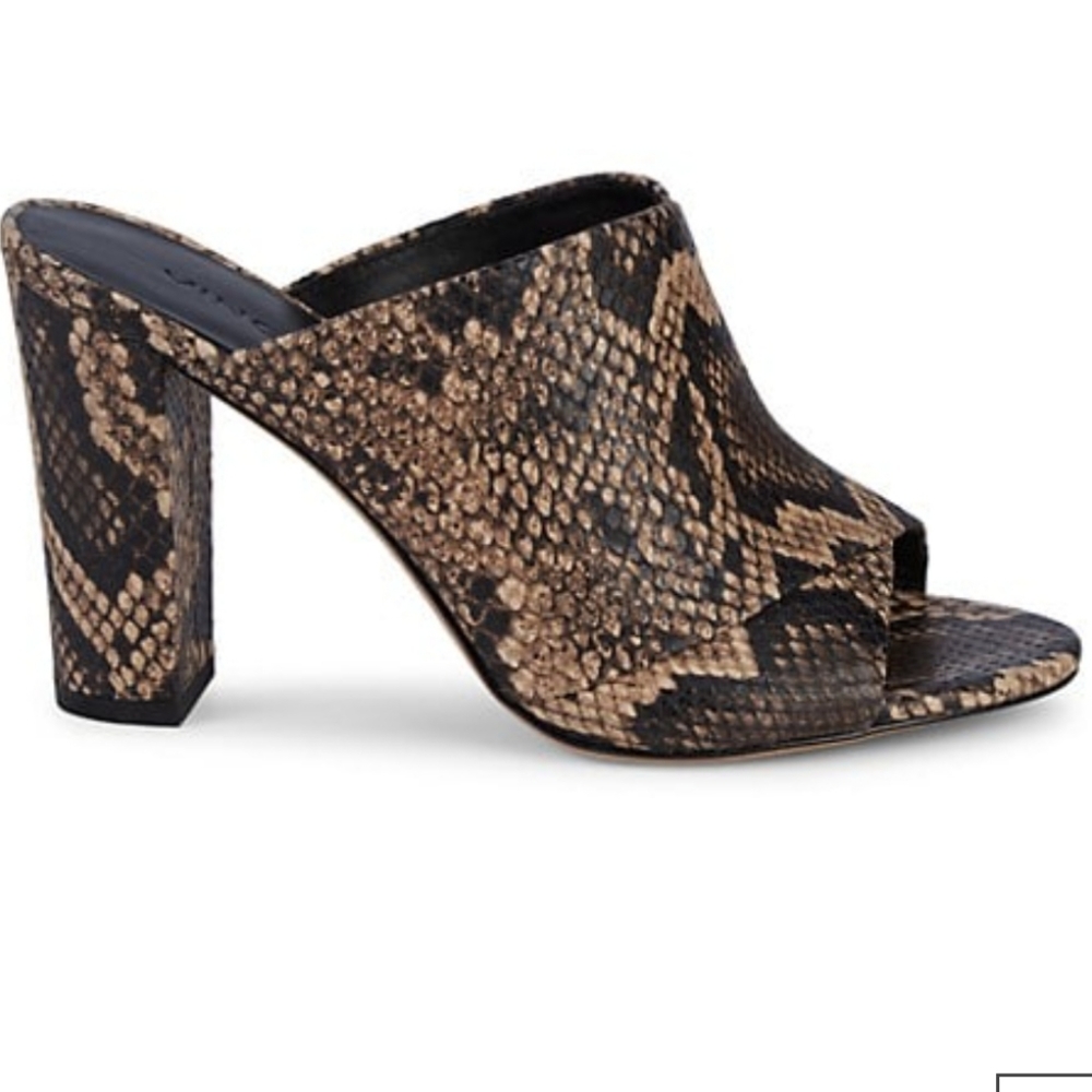 VINCE Leather Mules - Picture 3 of 11